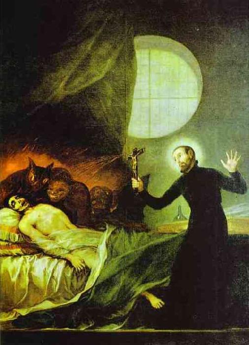 Francisco Jose de Goya St.Francis Borgia Exorsizing china oil painting image